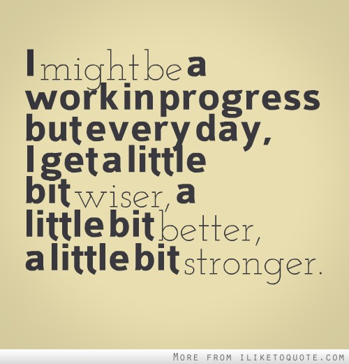 Progress - Nourish Your Inner Happy